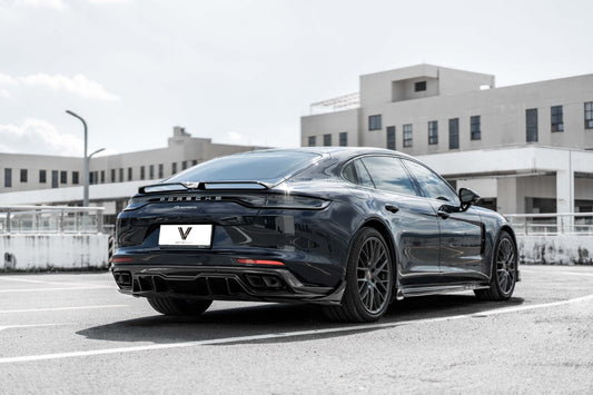 Porsche Panamera 4 & 4S & Turbo 971.1 971.2 (fits both pre-facelift & facelift) 2017 2018 2019 2020 2021 2022 2023 with Aftermarket Parts - Fender Trims Pre-preg Carbon Fiber from Ventus Veloce