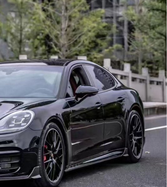 Porsche Panamera 4 & 4S & Turbo 971.1 971.2 (fits both pre-facelift & facelift, Left & Right Hand Drive) 2017 2018 2019 2020 2021 2022 2023 with Aftermarket Parts - Mirror Cover Carbon Fiber from Ventus Veloce