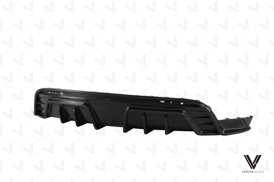 Tesla Model Y/P 2020 2021 2022 2023 2024 with Aftermarket Parts - Rear Diffuser Pre-preg Carbon Fiber from Ventus Veloce