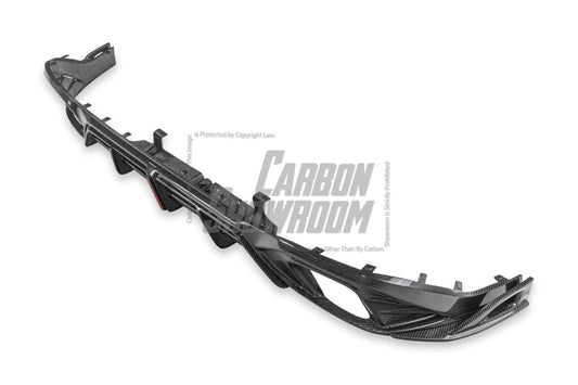 Volkswagen GTI MK8 2022-ON with Aftermarket Parts - AE Rear Diffuser Carbon Fiber from ArmorExtend