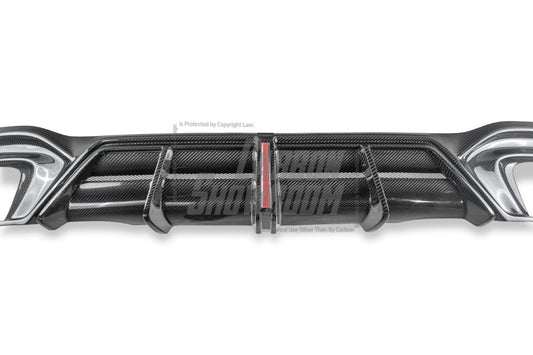 Volkswagen GTI MK8 2022-ON with Aftermarket Parts - AE Rear Diffuser Carbon Fiber from ArmorExtend