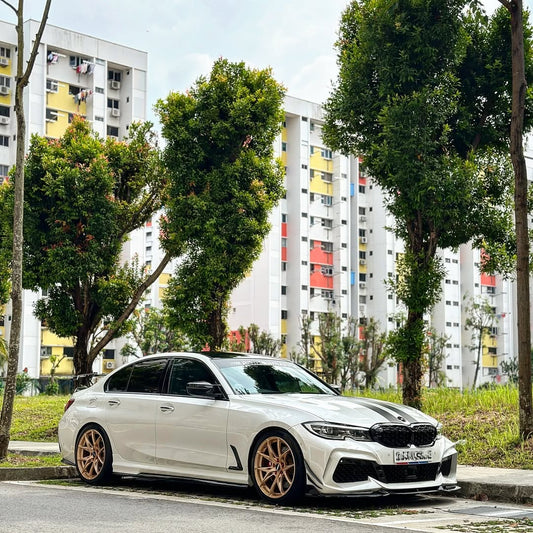 BMW 3 Series M340i 330i G20 G21 Pre-LCI 2019 2010 2021 2022 with Aftermarket Parts - Front Bumper & Lip PP from Yofer USA