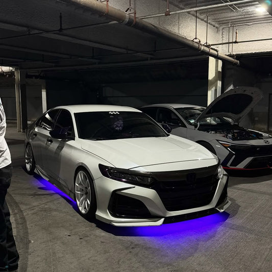 Honda Accord 10th Gen Pre-facelift 2018-2020 with Aftermarket Parts - Front Bumper PP from Yofer USA