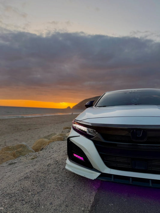 Honda Accord 10th Gen Pre-facelift 2018-2020 with Aftermarket Parts - Front Bumper PP from Yofer USA