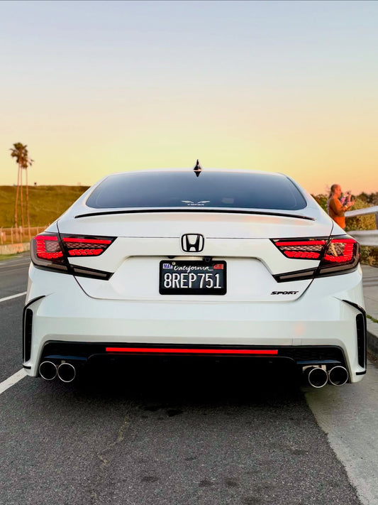 Honda Accord 10th 10.5th Gen 2018-2022 with Aftermarket Parts - Rear Bumper PP from Yofer USA