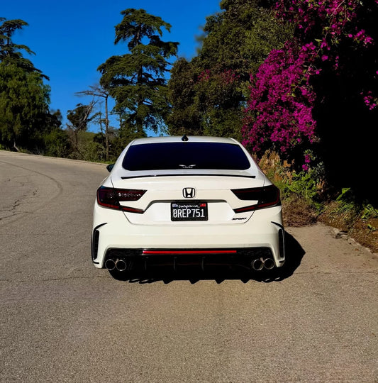 Honda Accord 10th 10.5th Gen 2018-2022 with Aftermarket Parts - Rear Bumper PP from Yofer USA