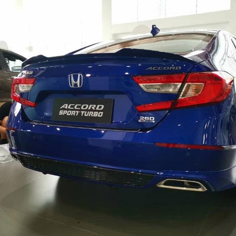 Honda Accord 10th 10.5th Gen 2018-2022 with Aftermarket Parts - V1 Style Rear Spoiler ABS from Yofer USA
