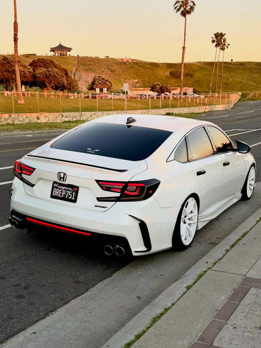 Honda Accord 10th 10.5th Gen 2018-2022 with Aftermarket Parts - Side Skirts PP from Yofer USA