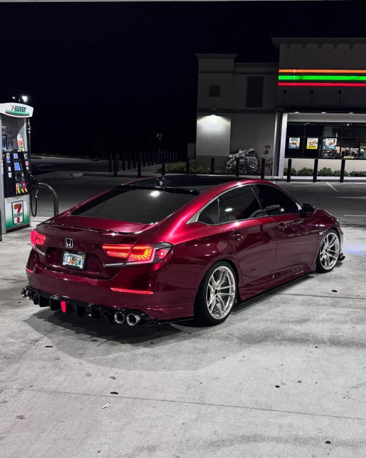 Honda Accord 10th 10.5th Gen 2018-2022 with Aftermarket Parts - Side Skirts PP from Yofer USA