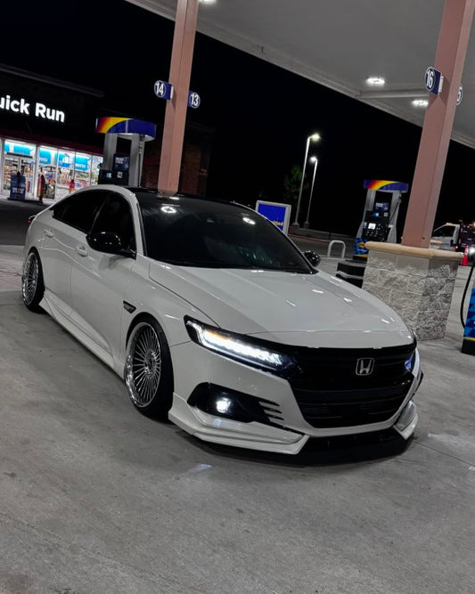 Honda Accord 10th 10.5th Gen 2018-2022 with Aftermarket Parts - Side Skirts PP from Yofer USA