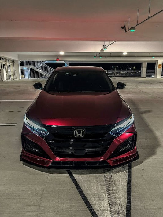 Honda Accord 10th Gen Pre-facelift 2018-2020 with Aftermarket Parts - Front Bumper PP from Yofer USA
