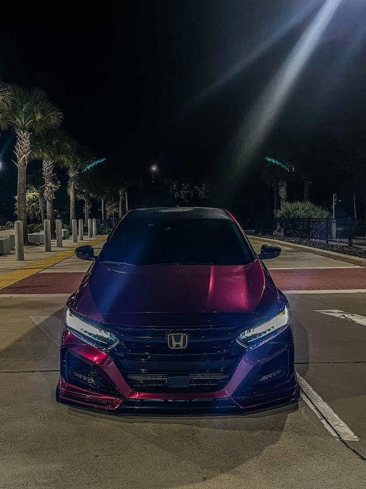 Honda Accord 10th Gen Pre-facelift 2018-2020 with Aftermarket Parts - Front Bumper PP from Yofer USA