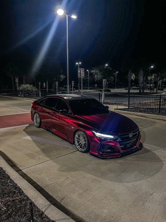 Honda Accord 10th Gen Pre-facelift 2018-2020 with Aftermarket Parts - Front Bumper PP from Yofer USA