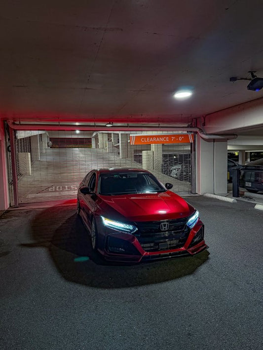 Honda Accord 10th Gen Pre-facelift 2018-2020 with Aftermarket Parts - Front Bumper PP from Yofer USA