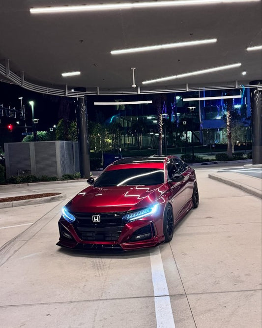 Honda Accord 10th Gen Pre-facelift 2018-2020 with Aftermarket Parts - Front Bumper PP from Yofer USA
