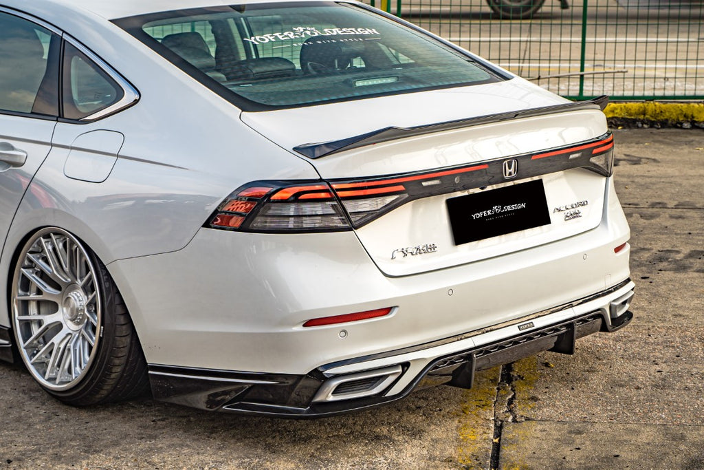 Honda Accord 11th Gen CY1 CY2 2023 2024 with Aftermarket Parts - Rear Diffuser PP from Yofer USA