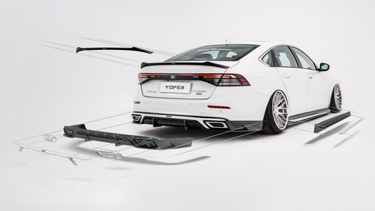 Honda Accord 11th Gen CY1 CY2 2023-ON with Aftermarket Parts - Full Body Kit PP Polypropylene & ABS from Yofer USA