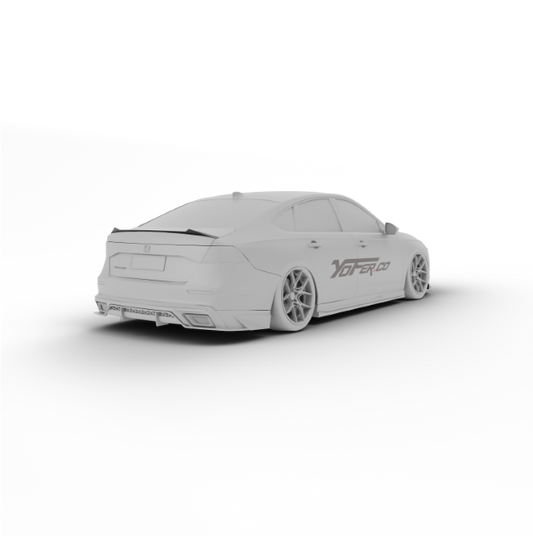 Honda Accord 11th Gen CY1 CY2 2023 2024 with Aftermarket Parts - Rear Lip Spoiler ABS from Yofer USA
