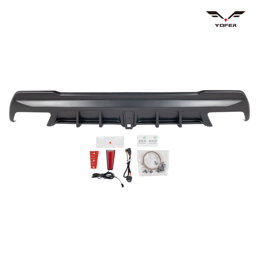 Honda CR-V 6th Gen 2023 2024 with Aftermarket Parts - Rear Canards & Diffuser PP from Yofer USA