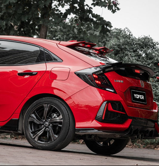 Honda Civic 10th Gen FK7 2017 2018 2019 2020 2021 Hatchback with Aftermarket Parts - Package A ABS from Yofer USA