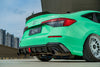 Honda Civic 11th Gen FE1 FE2 FE4 2022-ON with Aftermarket Parts - Rear Diffuser & Canards PP from Yofer USA