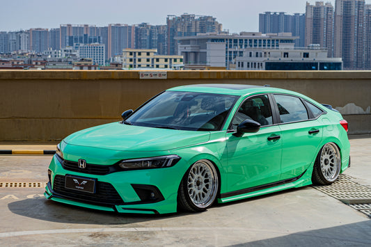 Honda Civic 11th Gen FE1 FE2 FE4 2022-ON Sedan with Aftermarket Parts - Package A PP Polypropylene & ABS from Yofer USA