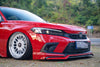 Honda Civic 11th Gen FE1 FE2 FE4 2022-ON & Civic 11th Gen FL1 FL2 FL4 2022-ON with Aftermarket Parts - V2 Style Front Lip Spliter PP from Yofer USA
