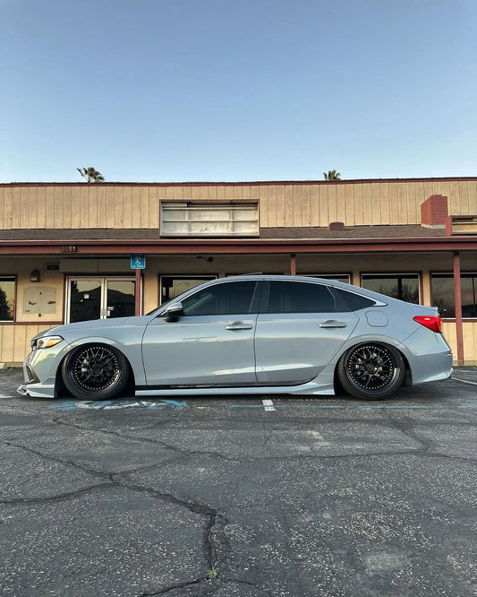 Honda Civic 11th Gen FE1 FE2 FE4 2022-ON & Civic 11th Gen FL1 FL2 FL4 2022-ON with Aftermarket Parts - Side Skirts PP from Yofer USA