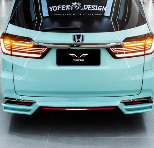 Honda Odyssey EX/EX-L/LX/Sport/Touring/Elite 2021-2024 with Aftermarket Parts - Rear Diffuser PP from Yofer USA
