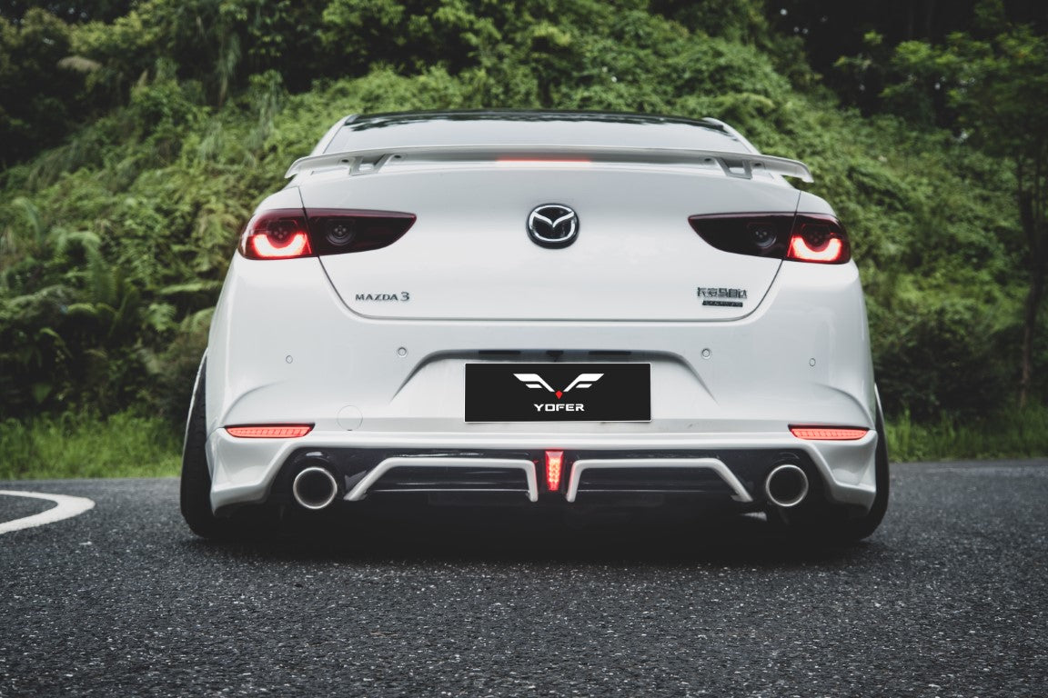 Mazda M3 Rear Mazda3 4th Gen BP 2019-ON Aftermarket Parts - Yofer USA Rear Spoiler ...