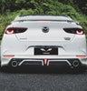 Mazda Mazda3 4th Gen BP 2019-ON with Aftermarket Parts - Rear Diffuser & Canards PP from Yofer USA