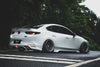 Mazda Mazda3 4th Gen BP 2019-ON with Aftermarket Parts - Rear Spoiler ABS from Yofer USA