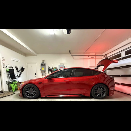 Tesla Model 3 Highland / Performance 2024 with Aftermarket Parts - Side Skirts ABS /PP from Yofer USA