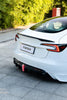 Tesla Model 3 Highland / Performance 2024 with Aftermarket Parts - V1 Sports Rear Diffuser & Canards PP from Yofer USA