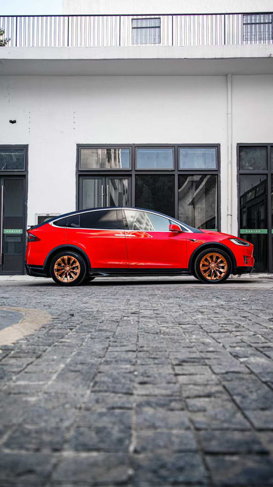 Tesla Model X Performance / Standard Range / P100D / P90D / Long Range Plus / 100D / 90D / 75D / 70D 2016 2017 2018 2019 2020 2021 with Aftermarket Parts - Full Body Kit Package PP from Yofer USA