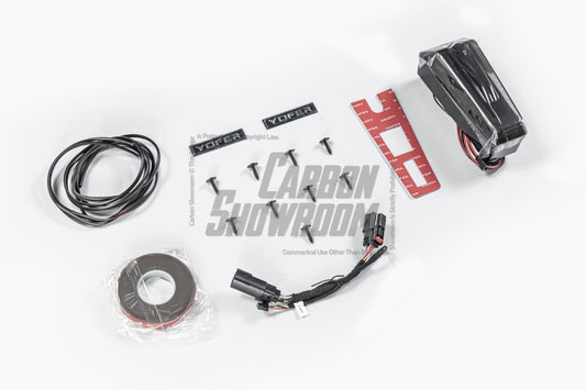 Tesla Model X Performance / Plaid / Standard Range / P100D / P90D / Long Range Plus / Base / 100D / 90D / 75D / 70D 2016-ON with Aftermarket Parts - Rear Diffuser PP from Yofer USA