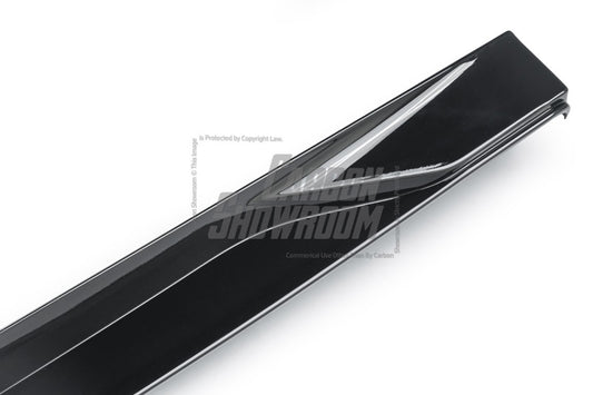 Tesla Model Y Juniper 2026-ON with Aftermarket Parts - Loong Flames Side Skirts PP Polypropylene from Yofer USA