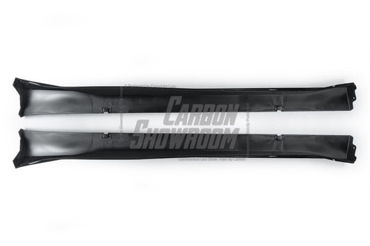 Tesla Model Y Juniper 2026-ON with Aftermarket Parts - Loong Flames Side Skirts PP Polypropylene from Yofer USA