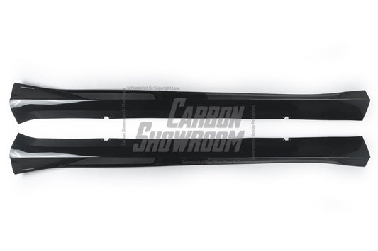 Tesla Model Y Juniper 2026-ON with Aftermarket Parts - Loong Flames Side Skirts PP Polypropylene from Yofer USA