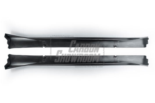 Tesla Model Y Juniper 2026-ON with Aftermarket Parts - Loong Flames Side Skirts PP Polypropylene from Yofer USA