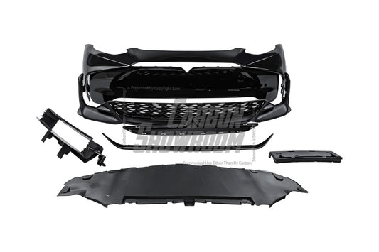 Tesla Model Y / Performance 2021-ON with Aftermarket Parts - Loong Flames Max Front Bumper PP from Yofer USA