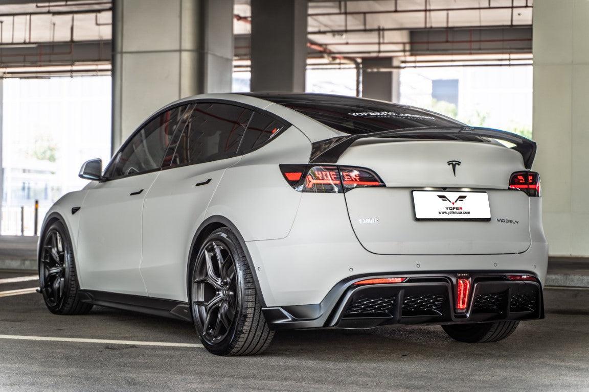 Model Y Performance Rear Spoiler Tesla Model Y / Performance Aftermarket Parts - Yofer USA Spoiler Pre ...