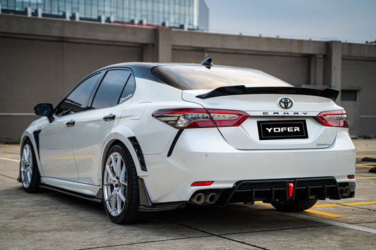 Toyota Camry 8th Gen XV70 TRD SE XSE LE XLE 2018-2024 with Aftermarket Parts - Widebody Wheel Arches PP from Yofer USA