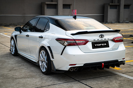 Toyota Camry 8th Gen XV70 TRD SE XSE LE XLE 2018-2024 with Aftermarket Parts - Widebody Wheel Arches PP from Yofer USA