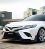 Toyota Camry 8th Gen XV70 SE XSE 2018-2020 with Aftermarket Parts - V1 Style Front Lip Splitter PP from Yofer USA