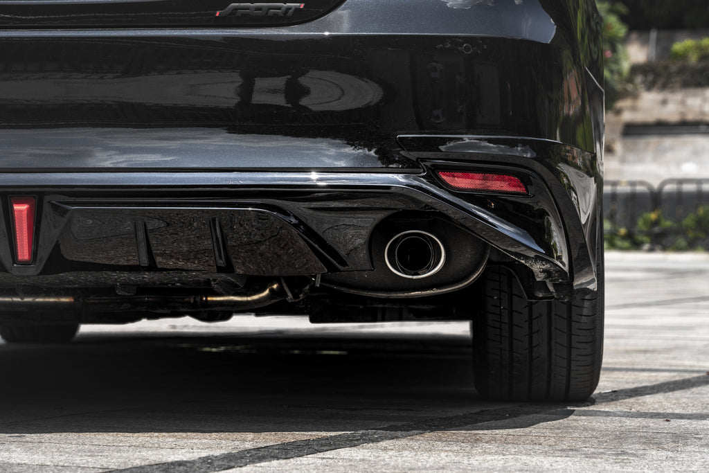 Toyota Camry 8th Gen XV70 LE XLE 2018-2024 with Aftermarket Parts - Rear Diffuser & Canards PP from Yofer USA