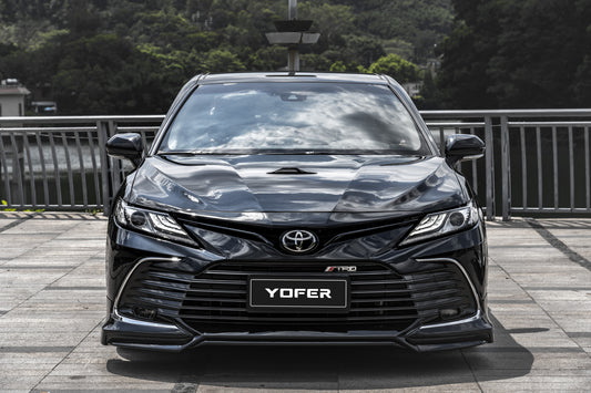 Toyota Camry 8th Gen XV70 LE XLE 2021-2024 with Aftermarket Parts - Front Lip Splitter PP from Yofer USA