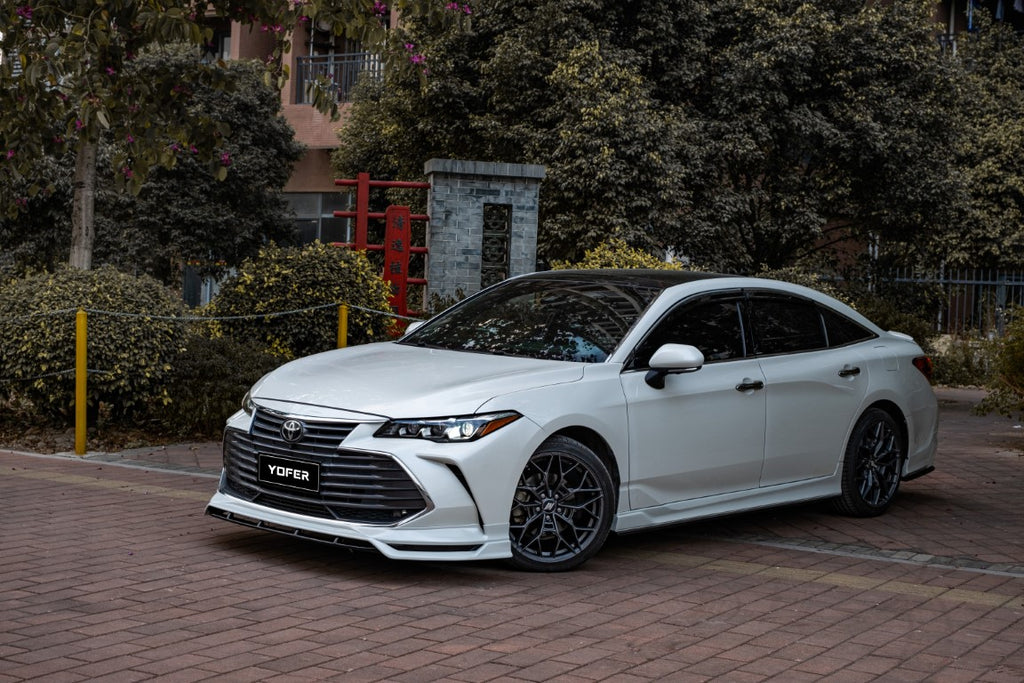 Toyota Avalon 5th Gen XX50 2019-2022 with Aftermarket Parts - Front Lip Splitter PP from Yofer USA