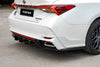 Toyota Avalon 5th Gen XX50 2019-2022 with Aftermarket Parts - Rear Diffuser & Canards PP from Yofer USA