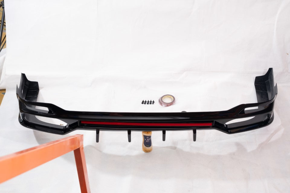 Toyota Avalon 5th Gen XX50 2019-2022 with Aftermarket Parts - Rear Diffuser & Canards PP from Yofer USA